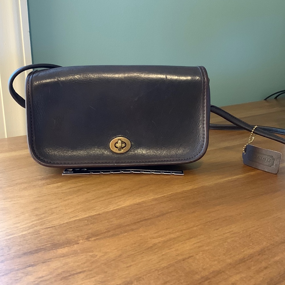 COACH Vintage Leather Crossbody Bag - brown